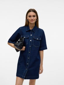 Vero Moda VMFENJA Vestito corto -Dark Blue Denim - 10317552