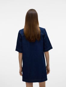 Vero Moda VMFENJA Vestito corto -Dark Blue Denim - 10317552