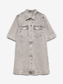 Vero Moda VMFENJA Short dress -Light Grey Denim - 10317552