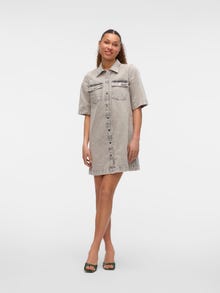 Vero Moda VMFENJA Short dress -Light Grey Denim - 10317552