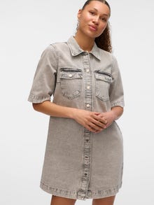 Vero Moda VMFENJA Short dress -Light Grey Denim - 10317552