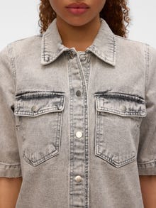 Vero Moda VMFENJA Short dress -Light Grey Denim - 10317552