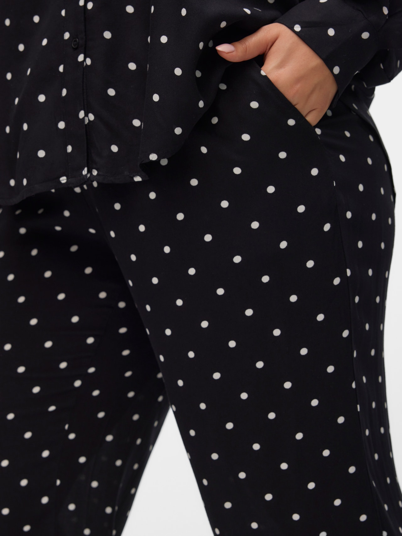 Vero Moda VMCBUMPY Trousers -Black - 10317685