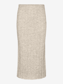 Vero Moda VMWILLA Hög midja Midikjol -Birch - 10317730