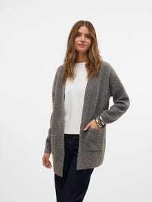 Vero Moda VMDESMA Cardigans en maille -Medium Grey Melange - 10317738