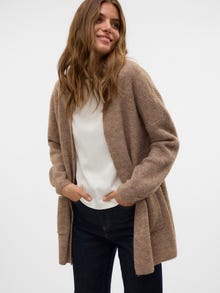 Vero Moda VMDESMA Cardigans en maille -Silver Mink - 10317738