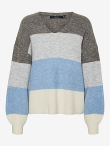 Vero Moda VMDESMA Pullover -Medium Grey Melange - 10317741