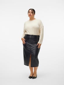 Vero Moda VMCVERI Midi skirt -Black - 10317744