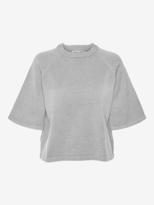 Vero Moda VMMELANIA Pullover -Light Grey Melange - 10317769
