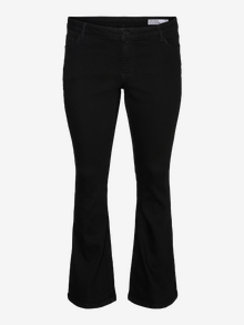 Vero Moda VMCELLY Utsvängd passform Jeans -Black - 10317774