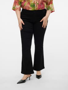 Vero Moda VMCELLY Mid rise Flared Fit Jeans -Black - 10317774