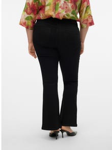 Vero Moda VMCELLY Mid rise Flared Fit Jeans -Black - 10317774