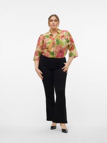 Vero Moda VMCELLY Mid rise Flared Fit Jeans -Black - 10317774