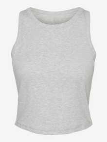 Vero Moda VMNILA Top -Light Grey Melange - 10317787