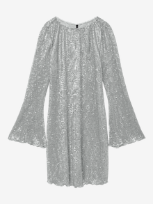 Vero Moda SNQUINN Short dress -Neutral Gray - 10317791