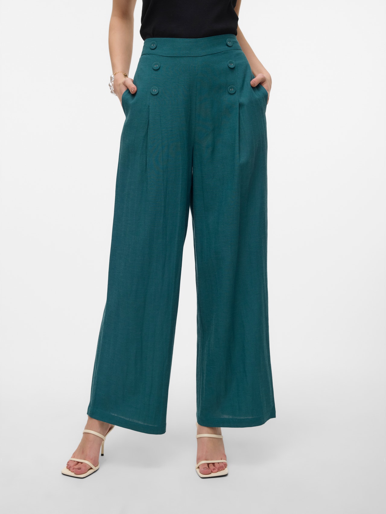 Vero Moda VMGISELLE Trousers -Balsam - 10317813