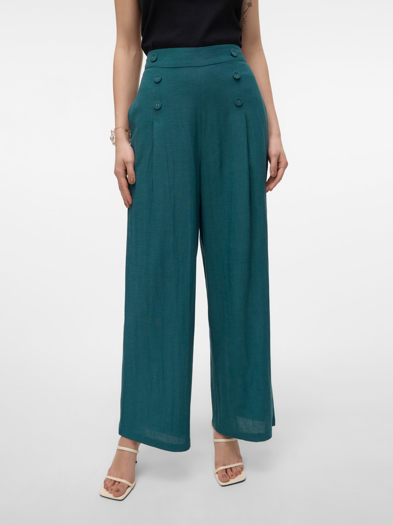 Vero Moda VMGISELLE Spodnie -Balsam - 10317813