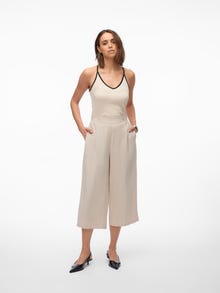 Vero Moda VMGISELLE Spodnie Culottes -Silver Lining - 10317815