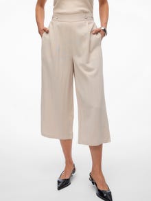 Vero Moda VMGISELLE Spodnie Culottes -Silver Lining - 10317815