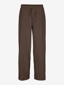 Vero Moda VMLUNA Mid rise Broek -Chocolate Martini - 10317827