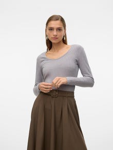 Vero Moda VMBRITT Góra -Light Grey Melange - 10317846