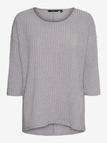 Vero Moda VMBRITT Top -Light Grey Melange - 10317848