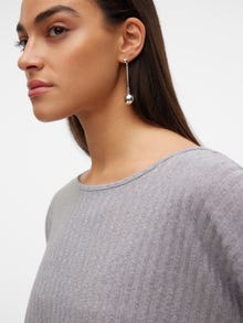 Vero Moda VMBRITT Top -Light Grey Melange - 10317848