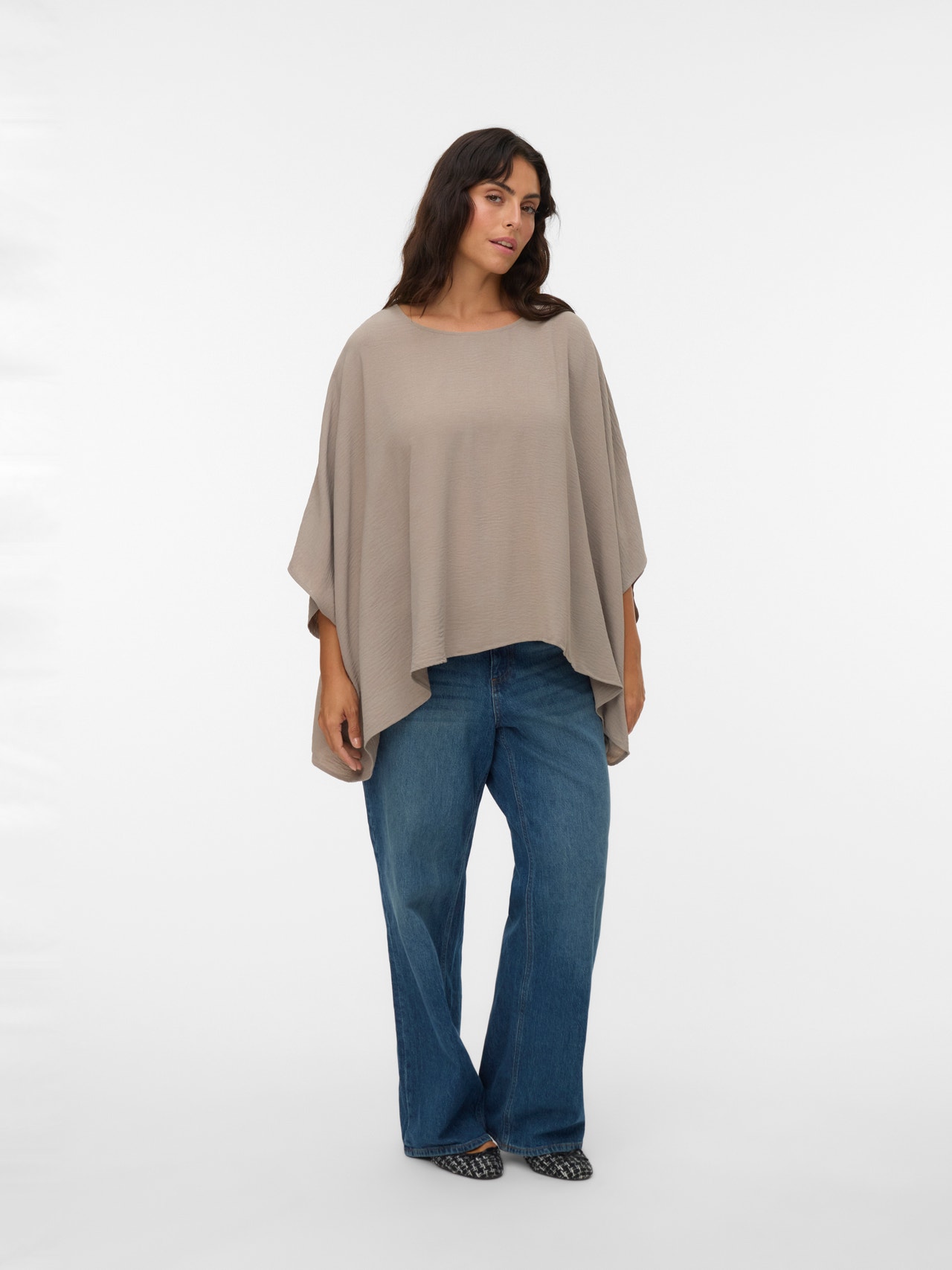 Vero Moda VMCALVA Top -Moon Rock - 10317869