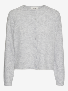 Vero Moda VMCLARA Gebreid vest -Light Grey Melange - 10317914