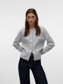 Vero Moda VMCLARA Gebreid vest -Light Grey Melange - 10317914