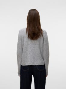Vero Moda VMCLARA Gebreid vest -Light Grey Melange - 10317914