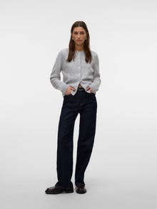 Vero Moda VMCLARA Strikket cardigan -Light Grey Melange - 10317914