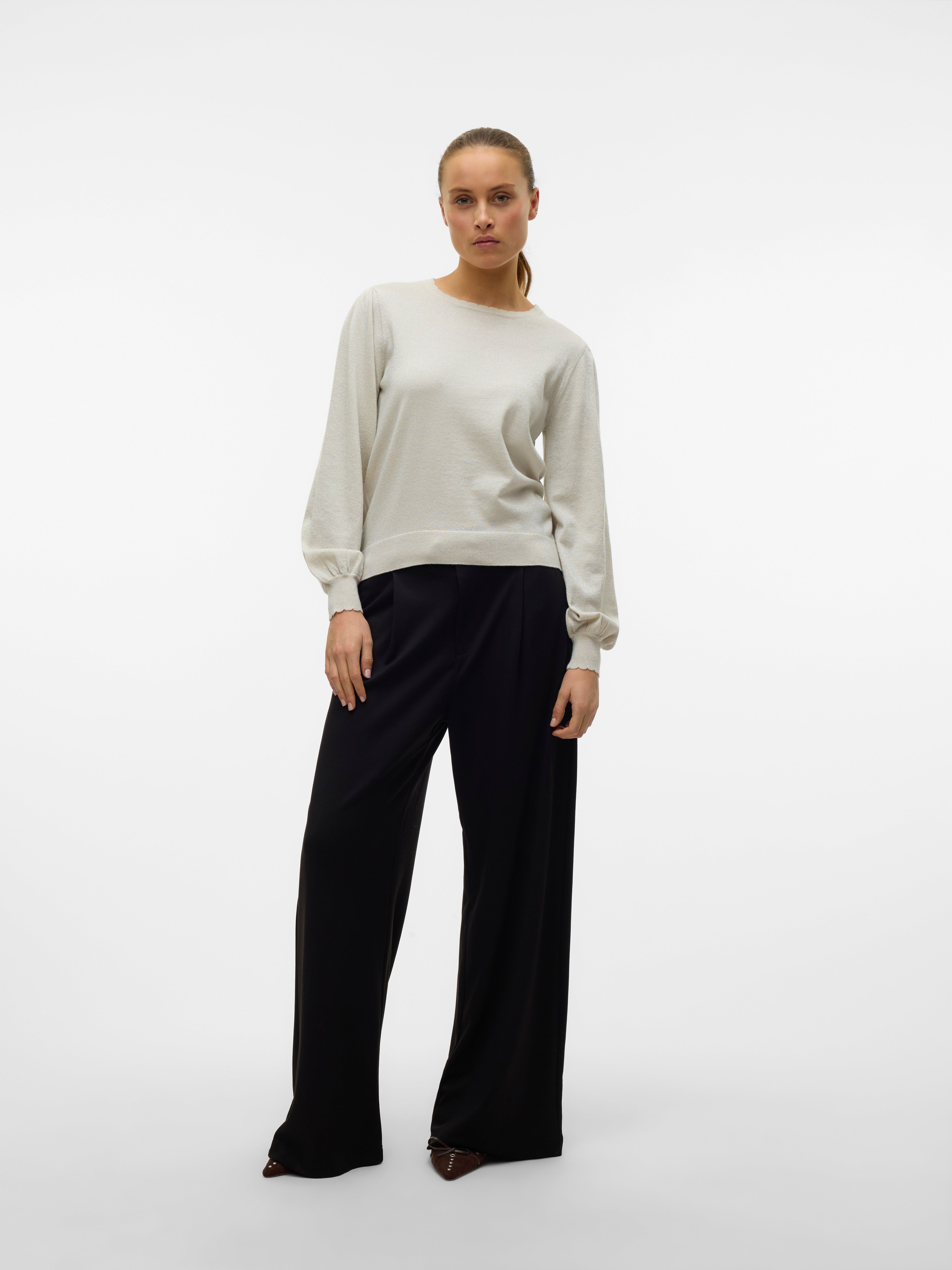 VMHAPPYSHINE Pullover | Light Grey | Vero Moda®