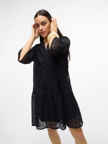 Vero Moda VMHONEY Trumpa suknelė -Black - 10318002