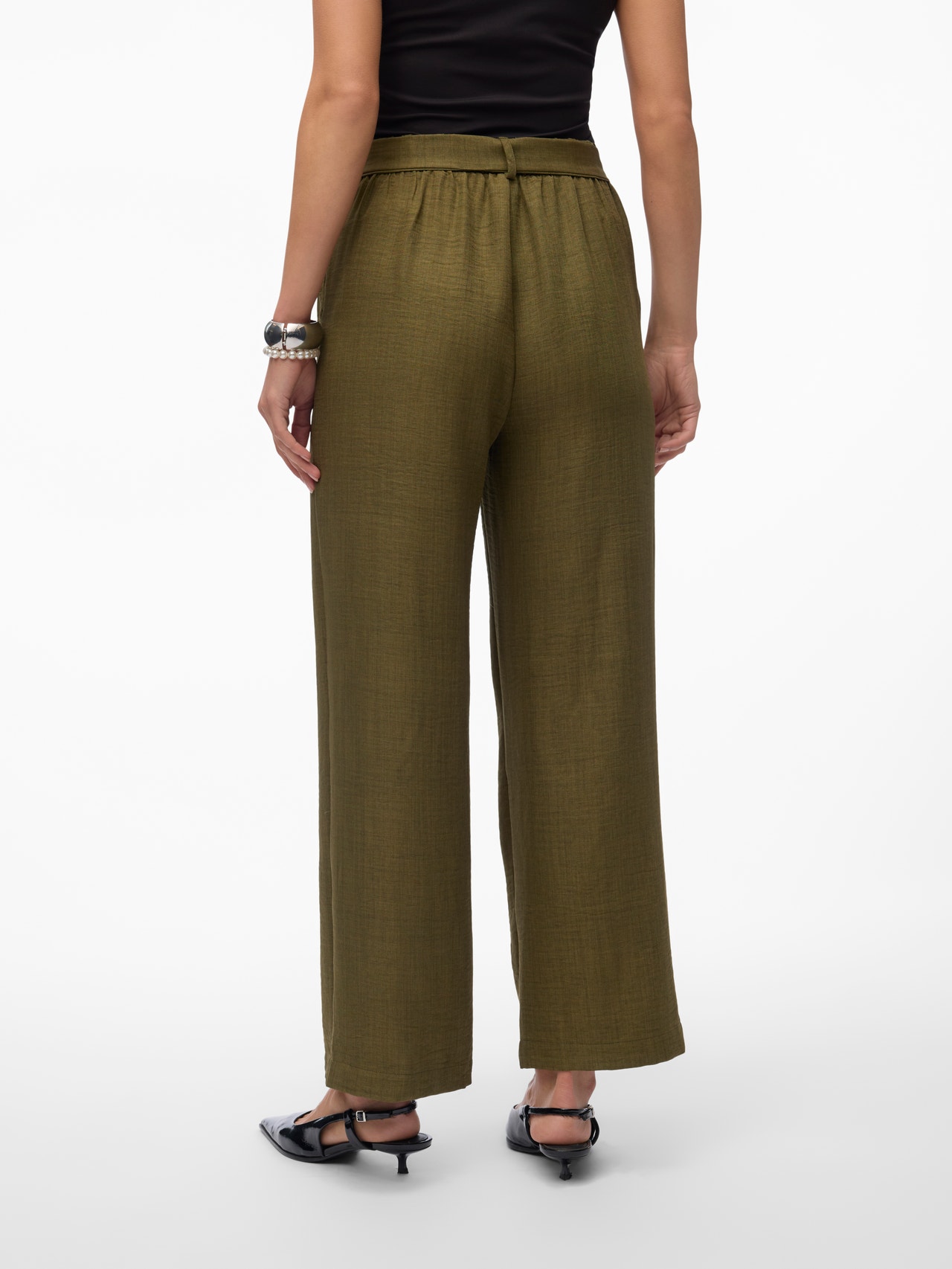 Vero Moda VMMELONY Trousers -Ivy Green - 10318004