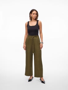 Vero Moda VMMELONY Hohe Taille Hose -Ivy Green - 10318004