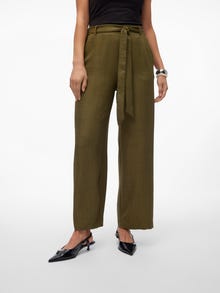 Vero Moda VMMELONY Hohe Taille Hose -Ivy Green - 10318004