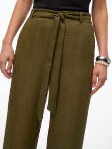 Vero Moda VMMELONY Hohe Taille Hose -Ivy Green - 10318004