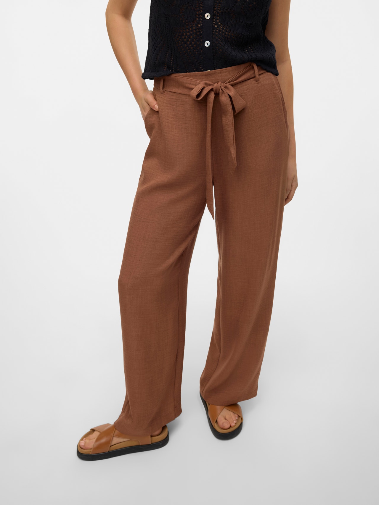 Vero Moda VMMELONY High waist Trousers -Aztec - 10318004