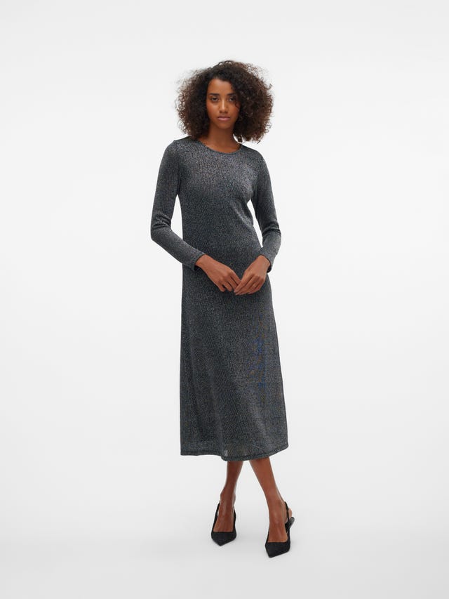 Vero Moda Vmclarisa Ls Wide O-nck Ankle Dress Prm (VM10335765) - Maxi dresses Vero Moda Vmclarisa Ls Wide O-nck Ankle Dress Prm (VM10335765) - Maxi dresses