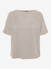 Vero Moda VMLUNA Top -Pumice Stone - 10318180