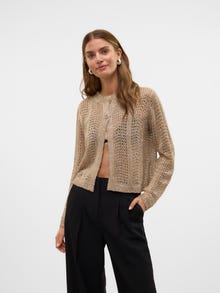 Vero Moda VMLEILANI Knit Cardigan -Silver Mink - 10318184