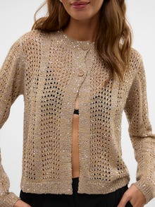 Vero Moda VMLEILANI Knit Cardigan -Silver Mink - 10318184