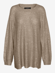 Vero Moda VMLEILANI Pullover -Silver Mink - 10318192