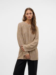 Vero Moda VMLEILANI Pullover -Silver Mink - 10318192