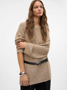 Vero Moda VMLEILANI Pullover -Silver Mink - 10318192