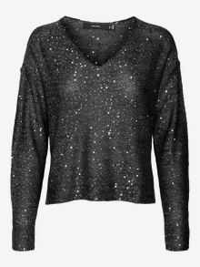 Vero Moda VMLEILANI Neulepuserot -Black - 10318223