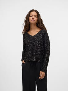 Vero Moda VMLEILANI Neulepuserot -Black - 10318223