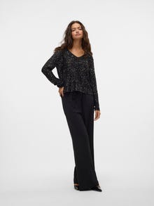Vero Moda VMLEILANI Neulepuserot -Black - 10318223