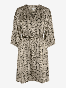 Vero Moda VMOSNAKE Midi dress -Birch - 10318247